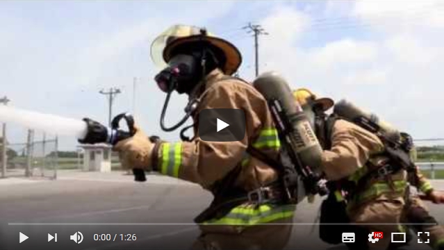 USAG Okiniwa trains with KFT fire training system