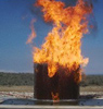 Brand eines überlaufenden Tanks 1